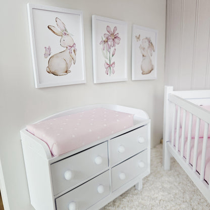 Bunny Floral Prints – Set of 3 – alternate view 4 | 1:12 scale dolls house miniature