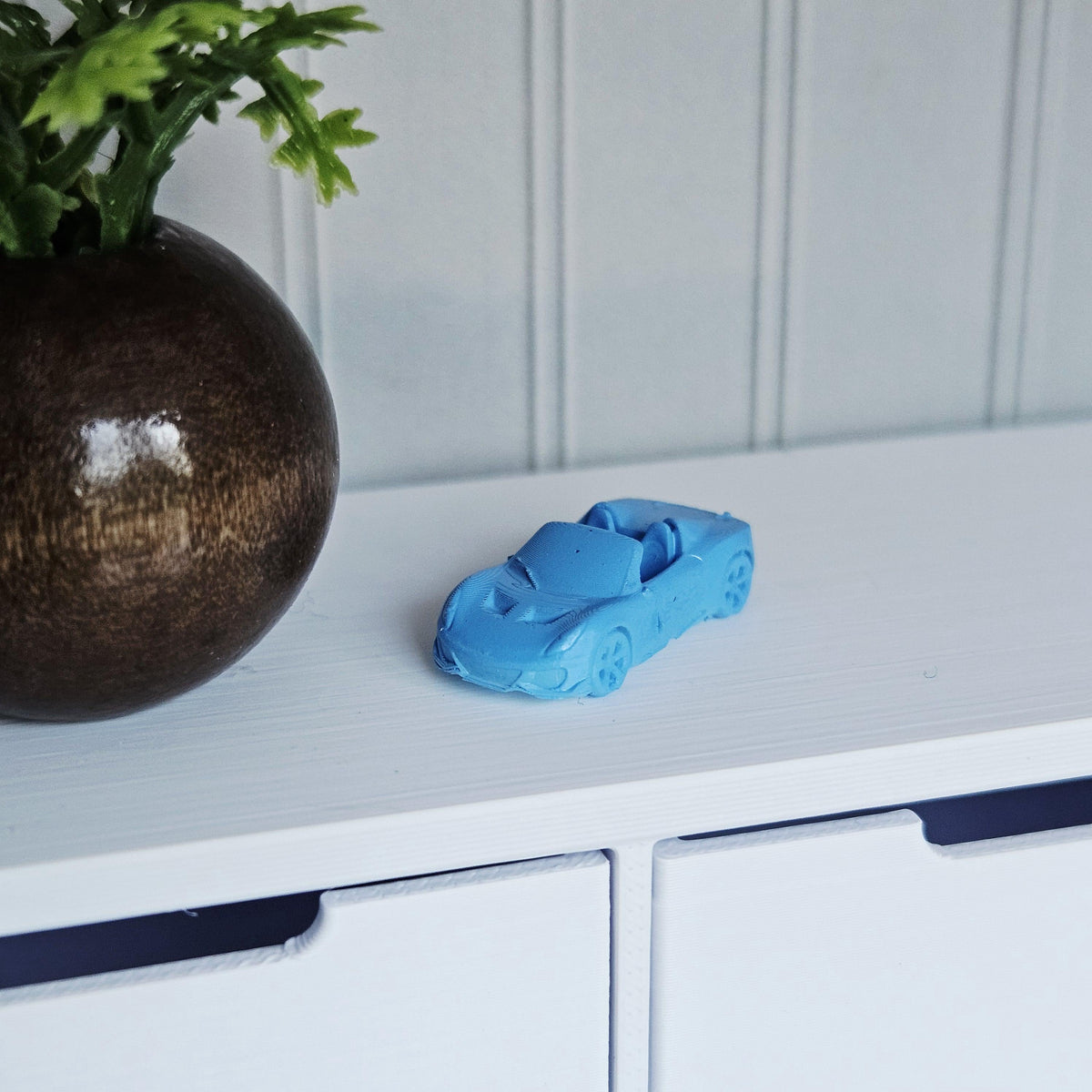 Dolls House Sports Car Ornament | Miniature Car Decor | Shelf & Display Accessory | 1:12 Scale
