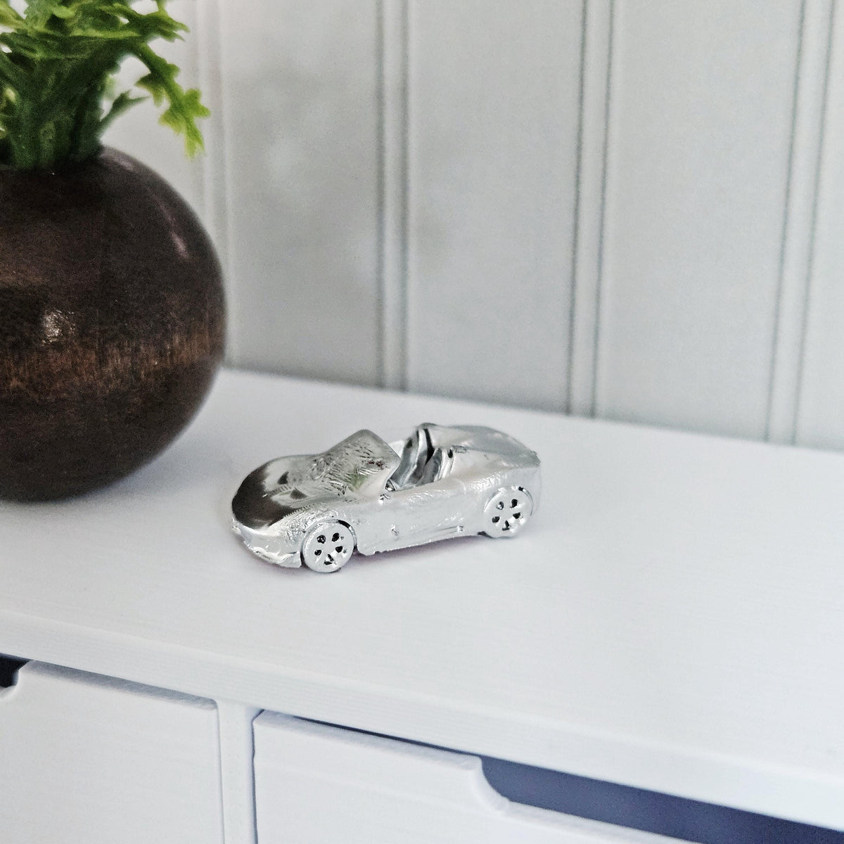 Dolls House Sports Car Ornament | Miniature Car Decor | Shelf & Display Accessory | 1:12 Scale