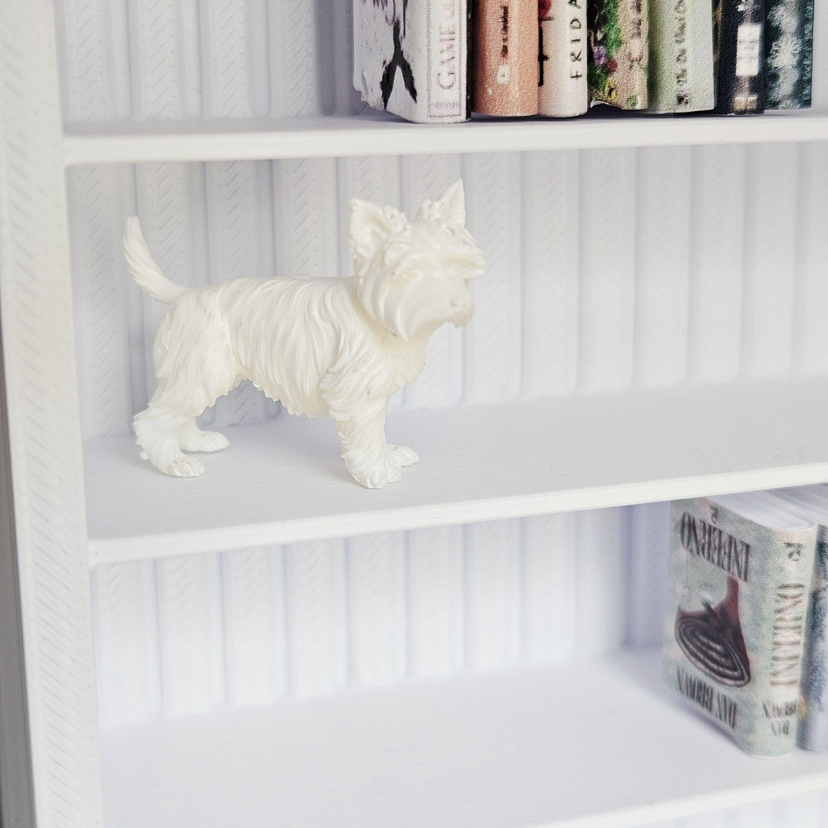 Dolls House Yorkshire Terrier Dog | Miniature Yorkie Ornament | Pet Decor | 1:12 Scale