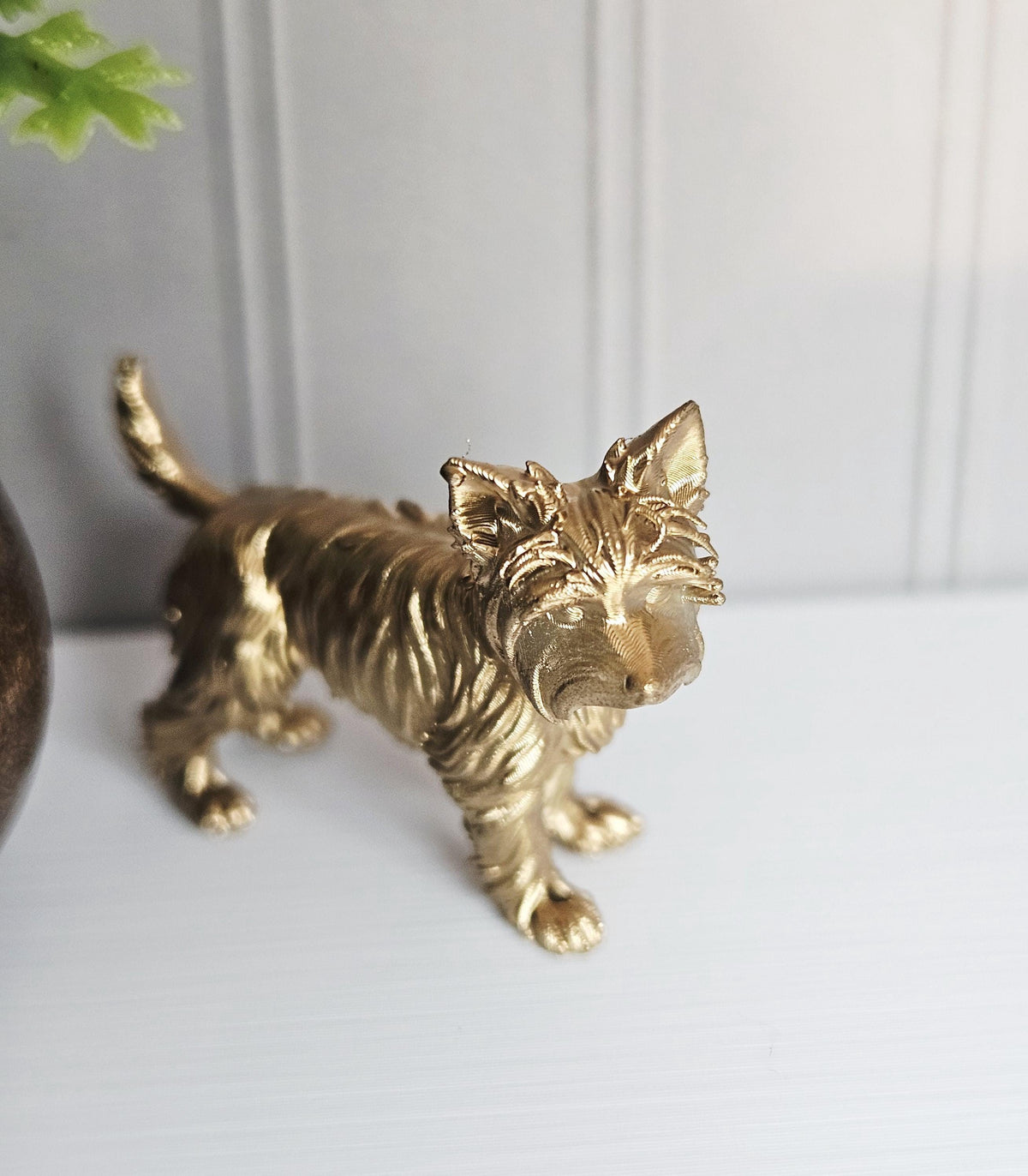 Dolls House Yorkshire Terrier Dog | Miniature Yorkie Ornament | Pet Decor | 1:12 Scale
