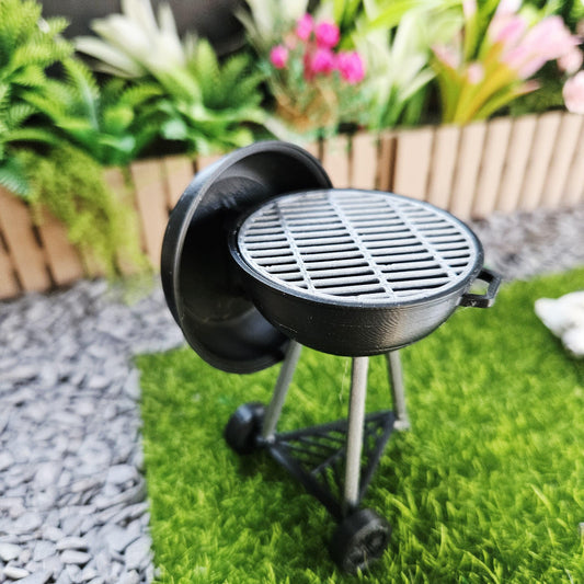 Dolls house Kettle Charcoal BBQ, 12th Scale, Miniature