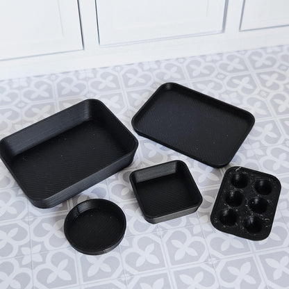 Bakeware Set – 5 Piece – alternate view 5 | 1:12 scale dolls house miniature