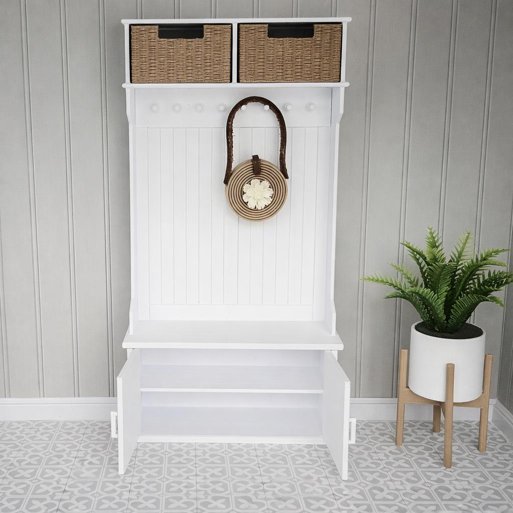 Hallway Storage Unit with Baskets – alternate view 9 | 1:12 scale dolls house miniature