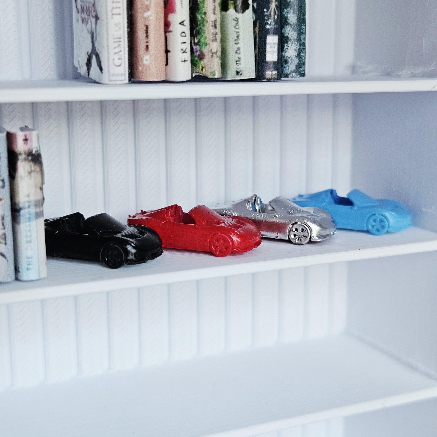 Dolls House Sports Car Ornament | Miniature Car Decor | Shelf & Display Accessory | 1:12 Scale