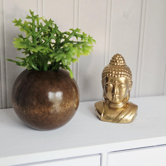 Dolls House Buddha Head Ornament, 12th Scale, Miniature