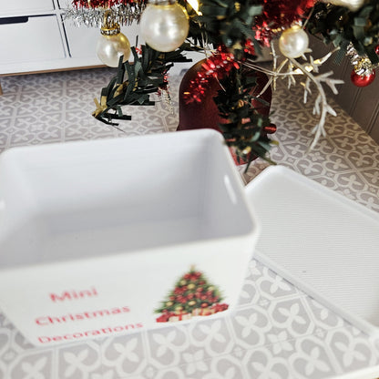 Mini Christmas Decorations Box – alternate view 5 | 1:12 scale dolls house miniature