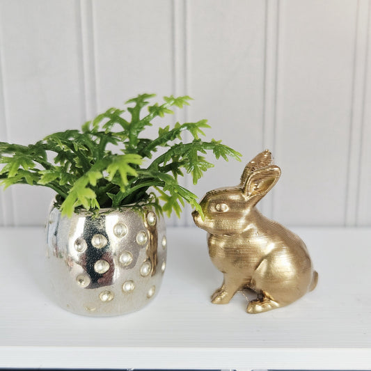 Dolls House Bunny Ornament | Miniature Rabbit Figure | Shelf Decor | 1:12 Scale