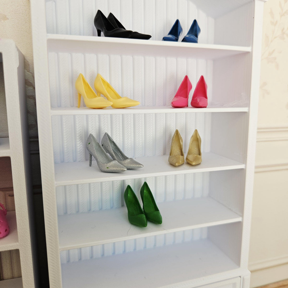 Dolls House High Heel Shoes | Choice of Colours | Miniature Ladies Heels