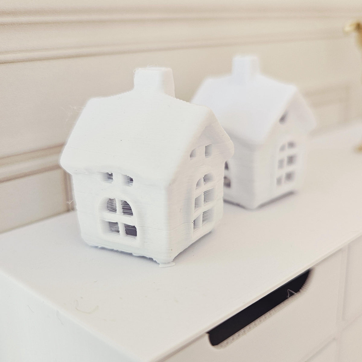Decorative House Ornaments | Set of 2
