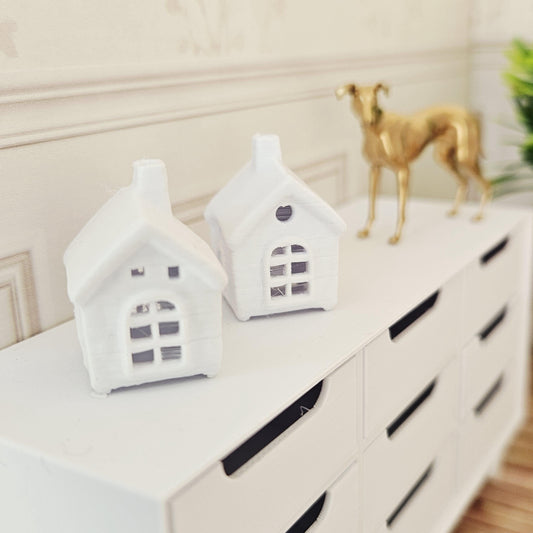 Decorative House Ornaments | Set of 2