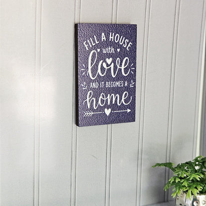 Fill a House with Love Sign – alternate view 6 | 1:12 scale dolls house miniature