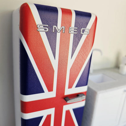 Union Jack SMEG-Style Fridge – alternate view 11 | 1:12 scale dolls house miniature