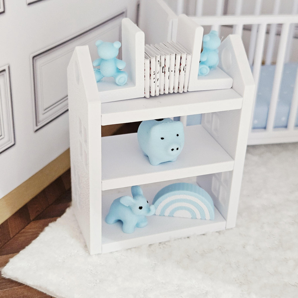 Bookcase & Ornament Set – alternate view 6 | 1:12 scale dolls house miniature
