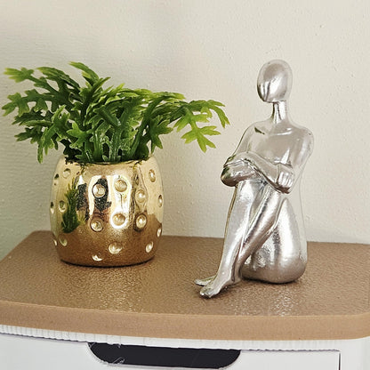 Seated Person Ornament – alternate view 6 | 1:12 scale dolls house miniature