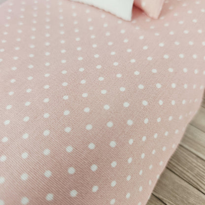 Dusky Pink Single Bedding Set – alternate view 4 | 1:12 scale dolls house miniature