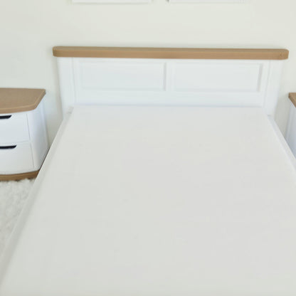 Double Bed with Handmade Mattress – alternate view 4 | 1:12 scale dolls house miniature