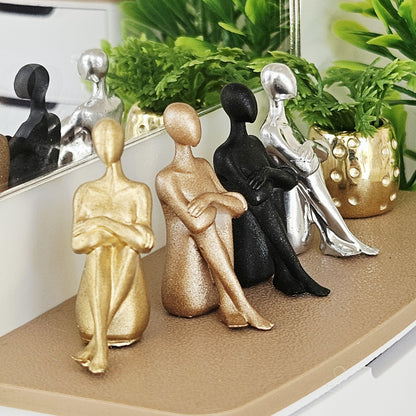 Seated Person Ornament – alternate view 7 | 1:12 scale dolls house miniature