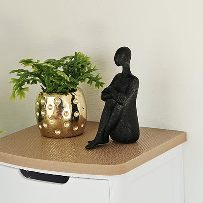 Seated Person Ornament – alternate view 4 | 1:12 scale dolls house miniature