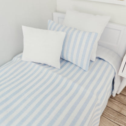 Beach Design Single Bedding Set – alternate view 2 | 1:12 scale dolls house miniature