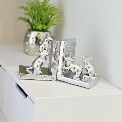 Mice Bookends – alternate view 8 | 1:12 scale dolls house miniature