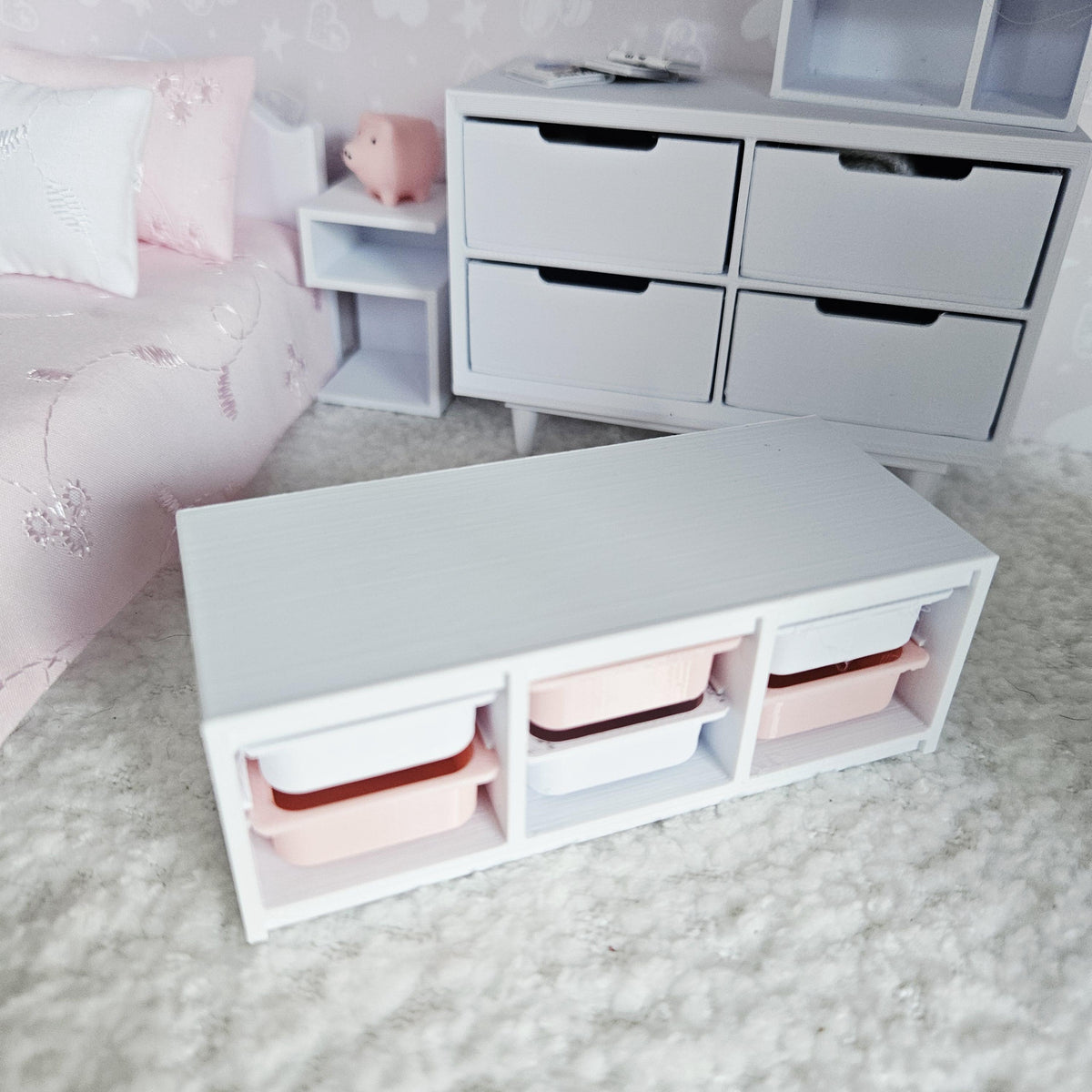 IKEA-Style Floor Unit | 1:12 scale dolls house miniature