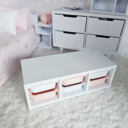 IKEA-Style Floor Unit | 1:12 scale dolls house miniature