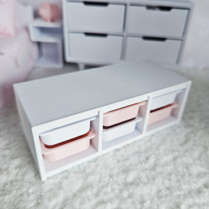 IKEA-Style Floor Unit – alternate view 5 | 1:12 scale dolls house miniature