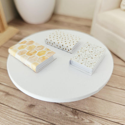 Bee Closed Books – Set of 3 – alternate view 4 | 1:12 scale dolls house miniature