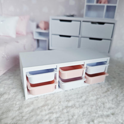 IKEA-Style Floor Unit – alternate view 4 | 1:12 scale dolls house miniature